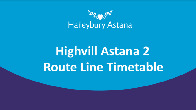 Highvill Astana 2 Route 